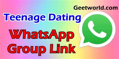 teenage dating whatsapp group